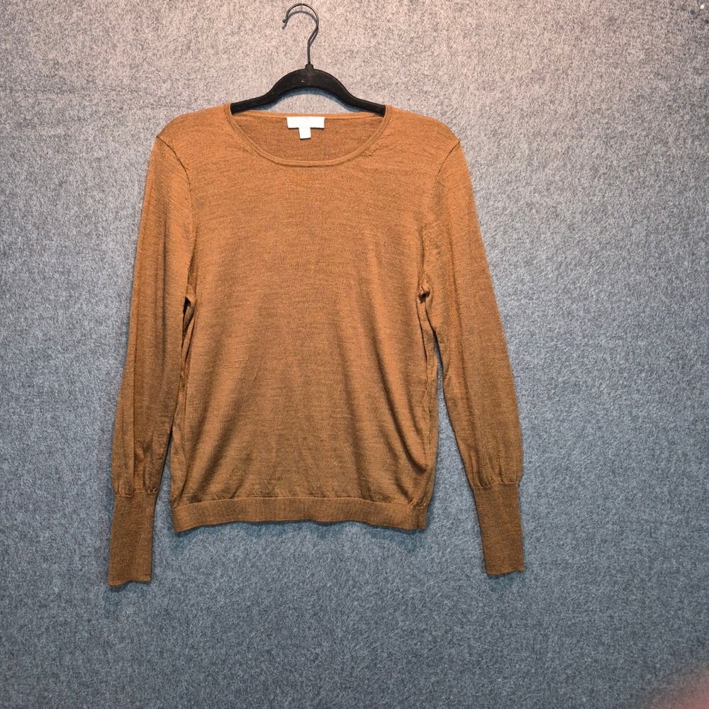 J. Crew Tippi 100% Merino Wool Crewneck Med Sweater preppy equestrian chic